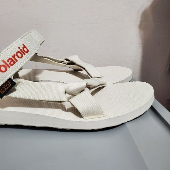 Teva Polaroid Mens Sz 12 Sandals Light Gray (1125392) Hike Camp Water Adjustable - Picture 8 of 12